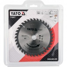 YATO Disc circular pentru lemn 160X36TX20mm..